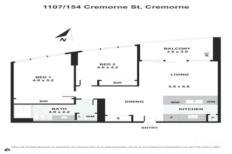 Property photo of 1107/154 Cremorne Street Cremorne VIC 3121