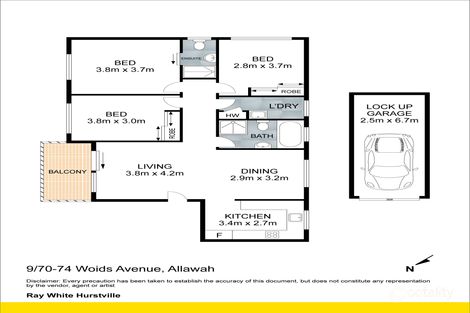 Property photo of 9/70 Woids Avenue Allawah NSW 2218