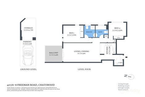 407/6-8 Freeman Rd, Chatswood, NSW 2067