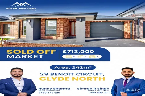 29 Benoit Cct, Clyde North, VIC 3978