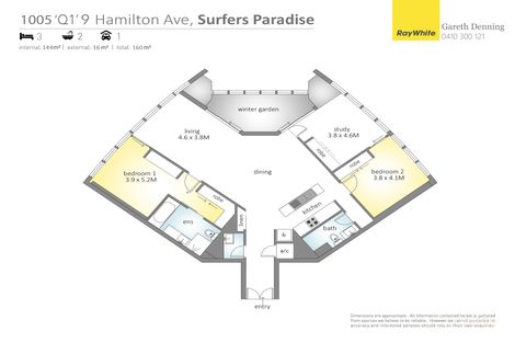 1005/9 Hamilton Ave, Surfers Paradise, QLD 4217