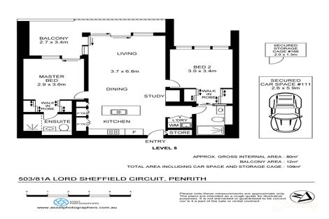 Property photo of 503/81A Lord Sheffield Circuit Penrith NSW 2750