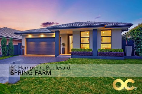 Property photo of 50 Hampshire Boulevard Spring Farm NSW 2570