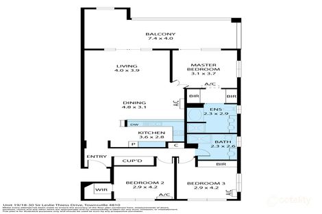 Property photo of 19/18-30 Sir Leslie Thiess Drive Townsville City QLD 4810