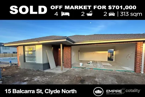 15 Balcarra St, Clyde North, VIC 3978