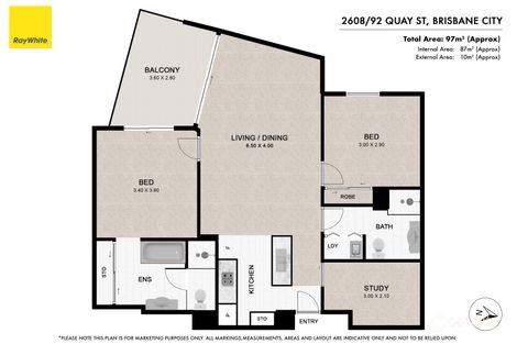 Property photo of 2608/92 Quay Street Brisbane City QLD 4000