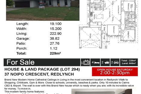 Lot 294 Noipo Cres, Redlynch, QLD 4870