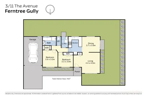 Property photo of 3/11 The Avenue Ferntree Gully VIC 3156