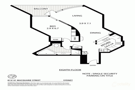 Property photo of 813/61-69 Macquarie Street Sydney NSW 2000