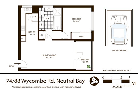 Property photo of 74/88 Wycombe Road Neutral Bay NSW 2089