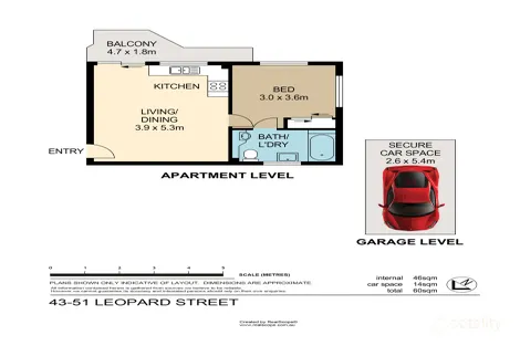 Property photo of 43/51 Leopard Street Kangaroo Point QLD 4169