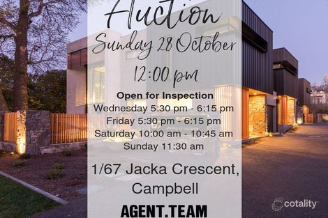 Property photo of 1/67 Jacka Crescent Campbell ACT 2612