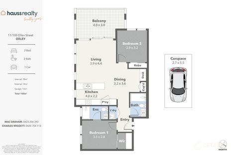 Property photo of 11/100 Ellen Street Oxley QLD 4075