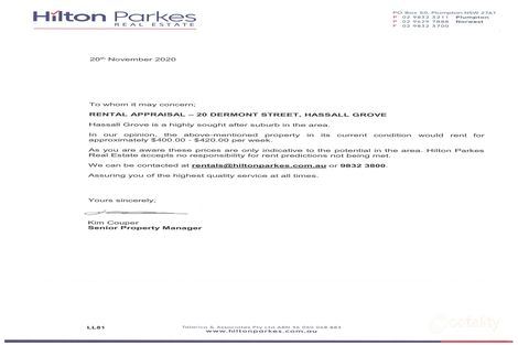 Property photo of 20 Dermont Street Hassall Grove NSW 2761