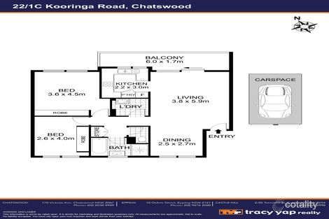 Property photo of 22/1C Kooringa Road Chatswood NSW 2067