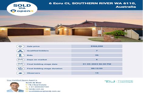 Property photo of 6 Ecru Court Southern River WA 6110