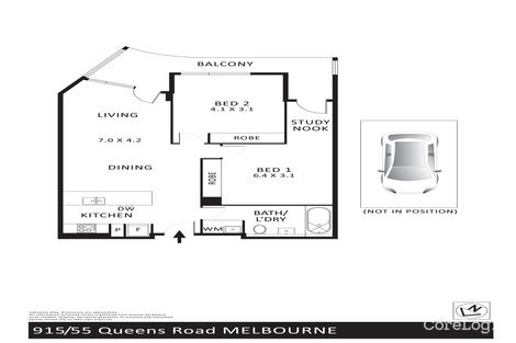 Property photo of 915/55 Queens Road Melbourne VIC 3004