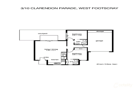 Property photo of 3/10 Clarendon Parade West Footscray VIC 3012