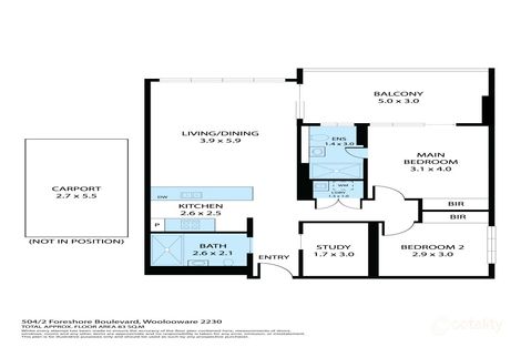 504/4 Foreshore Bvd, Woolooware, NSW 2230