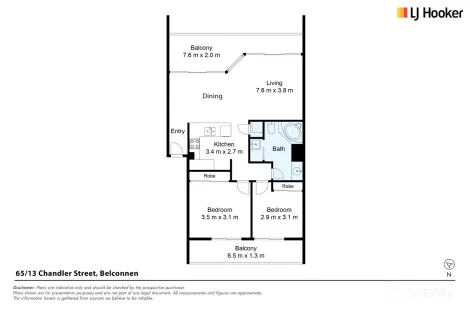 Property photo of 65/13 Chandler Street Belconnen ACT 2617
