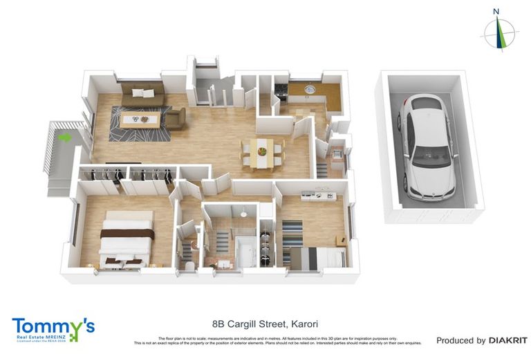 Photo of property in 8b Cargill Street, Karori, Wellington, 6012