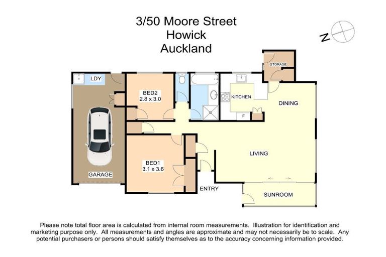 Photo of property in 3/50 Moore Street, Howick, Auckland, 2014