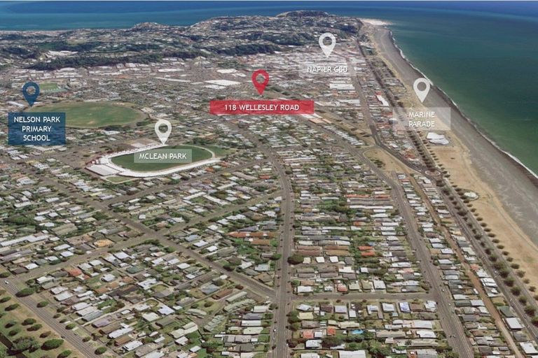 Photo of property in 118 Wellesley Road, Napier South, Napier, 4110