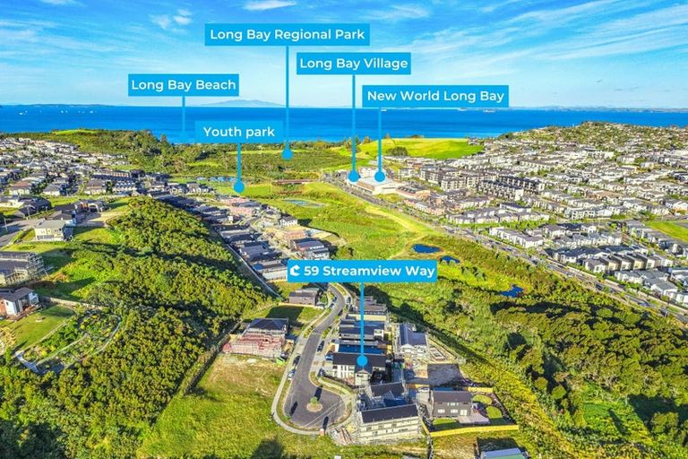Photo of property in 59 Streamview Way, Long Bay, Auckland, 0630