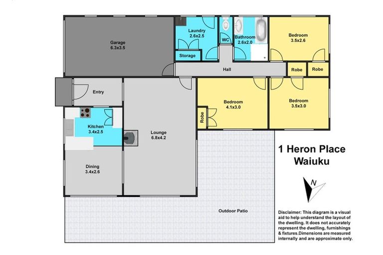 Photo of property in 1 Heron Place, Waiuku, 2123