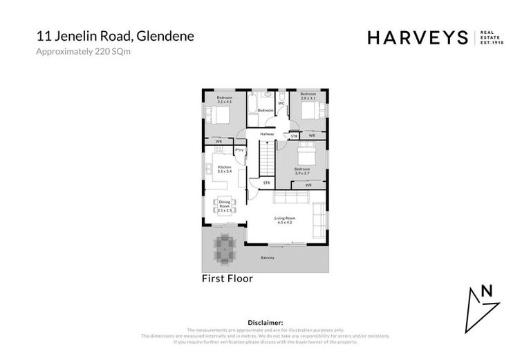 Photo of property in 11 Jenelin Road, Glendene, Auckland, 0602