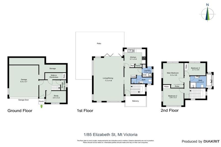 Photo of property in 1/85 Elizabeth Street, Mount Victoria, Wellington, 6011