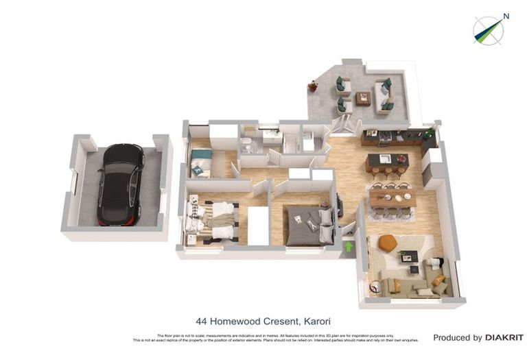 Photo of property in 44 Homewood Crescent, Karori, Wellington, 6012