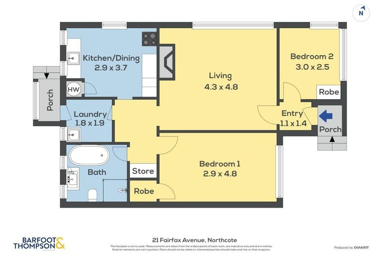 Photo of property in 21 Fairfax Avenue, Northcote, Auckland, 0627