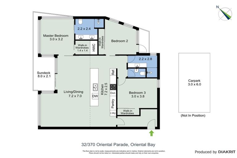 Photo of property in The Capital, 32/370 Oriental Parade, Oriental Bay, Wellington, 6011