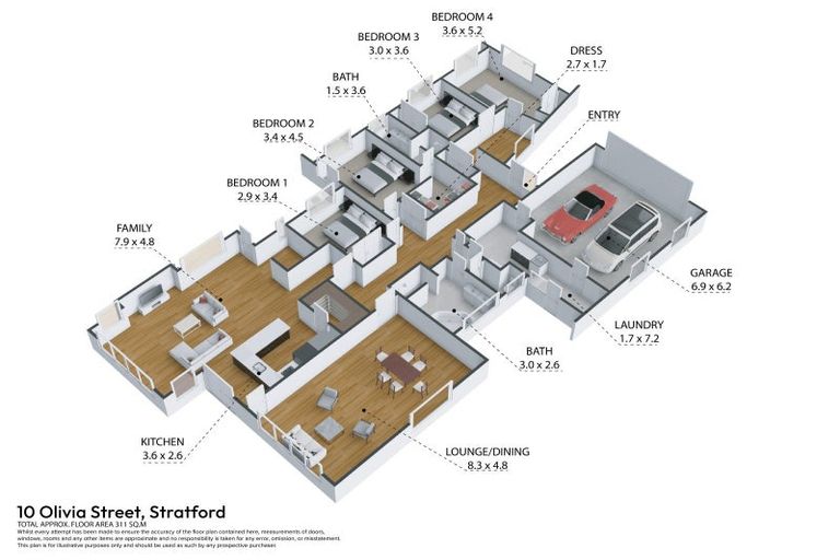 Photo of property in 10 Olivia Street, Stratford, 4332