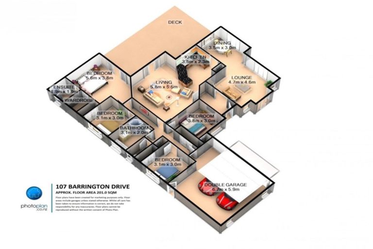 Photo of property in 107 Barrington Drive, Huntington, Hamilton, 3210