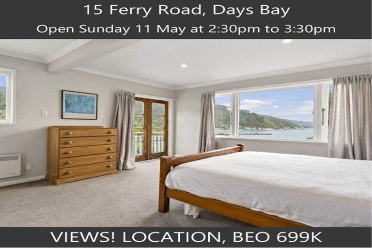 Photo of property in 15 Ferry Road, Days Bay, Lower Hutt, 5013