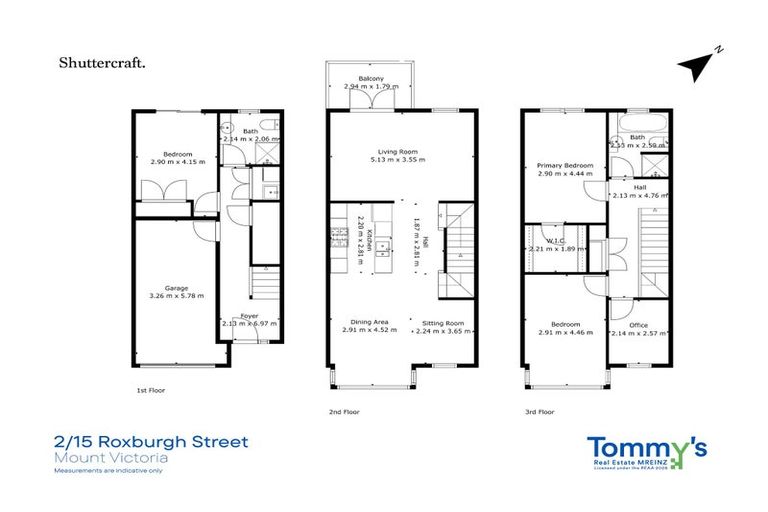 Photo of property in 2/15 Roxburgh Street, Mount Victoria, Wellington, 6011