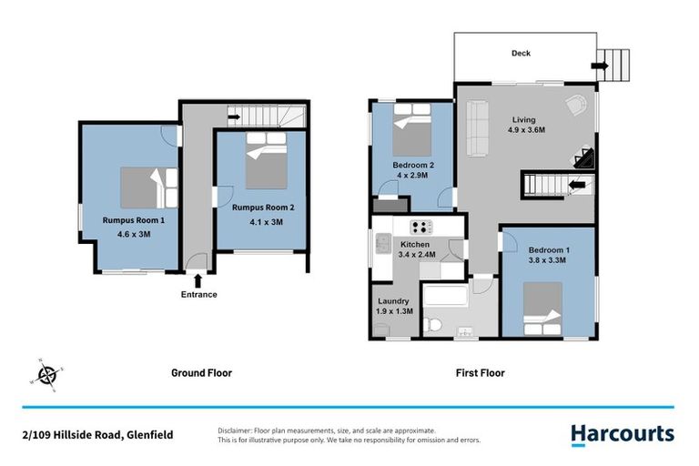 Photo of property in 2/85 Diana Drive, Glenfield, Auckland, 0627