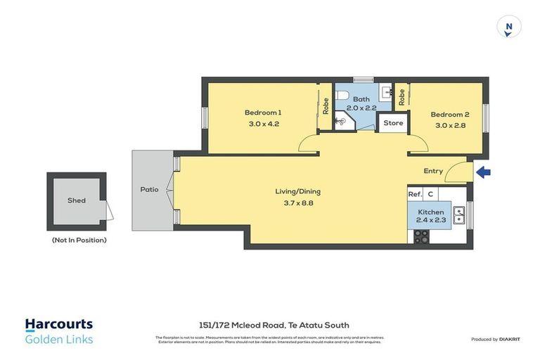 Photo of property in St Claire Village, 151/172 Mcleod Road, Te Atatu South, Auckland, 0610