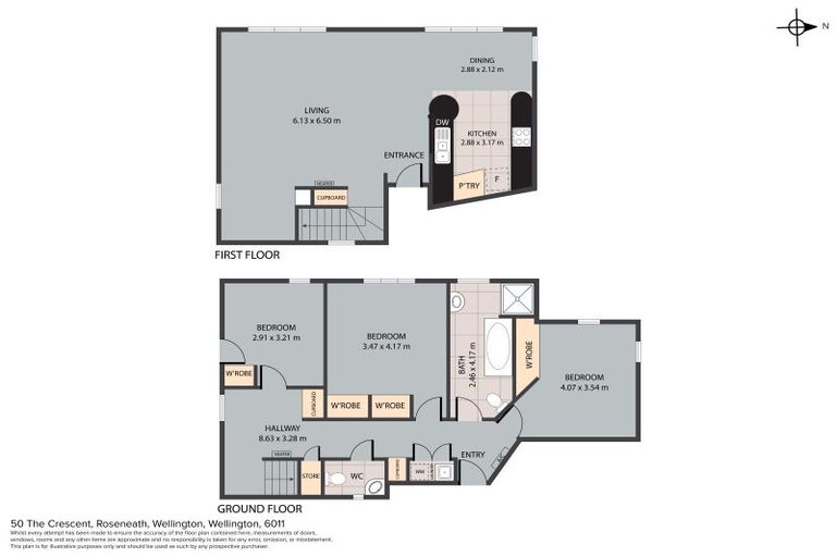 Photo of property in 50 The Crescent, Roseneath, Wellington, 6011