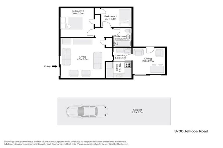 Photo of property in 3/30 Jellicoe Road, Manurewa, Auckland, 2102