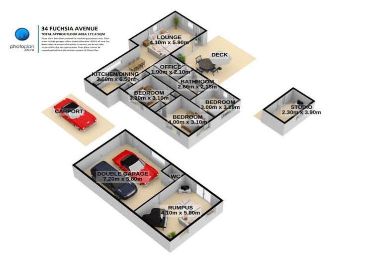 Photo of property in 34 Fuchsia Avenue, Pukete, Hamilton, 3200