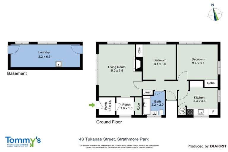 Photo of property in 43 Tukanae Street, Strathmore Park, Wellington, 6022