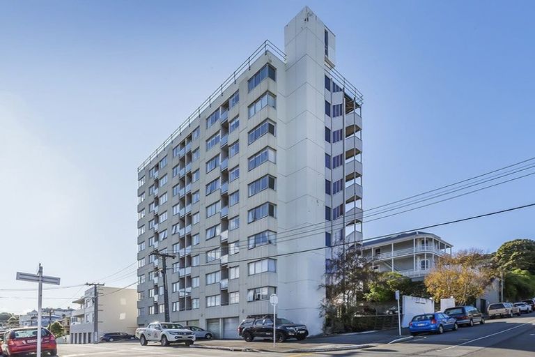 Photo of property in Melksham Towers, 201/131 Brougham Street, Mount Victoria, Wellington, 6011