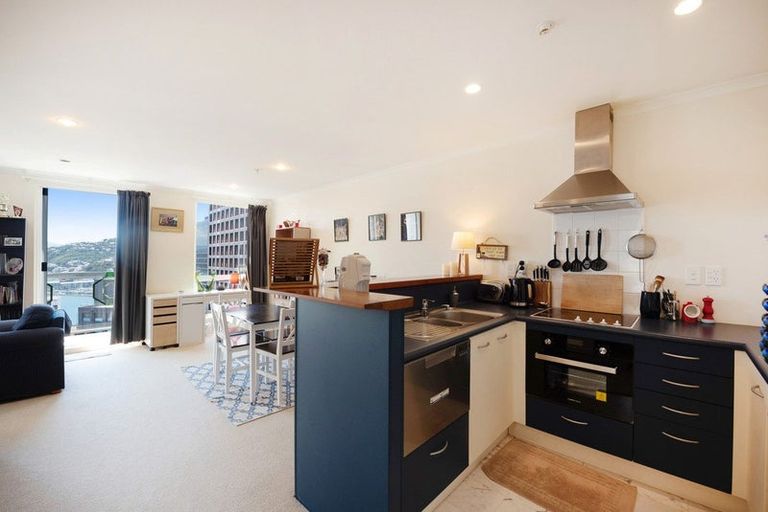 Photo of property in Terrace Heights Apartments, 13d/163 The Terrace, Wellington Central, Wellington, 6011