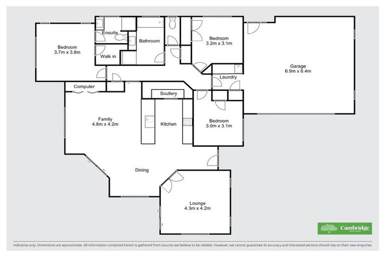Photo of property in 62c Raleigh Street, Leamington, Cambridge, 3432