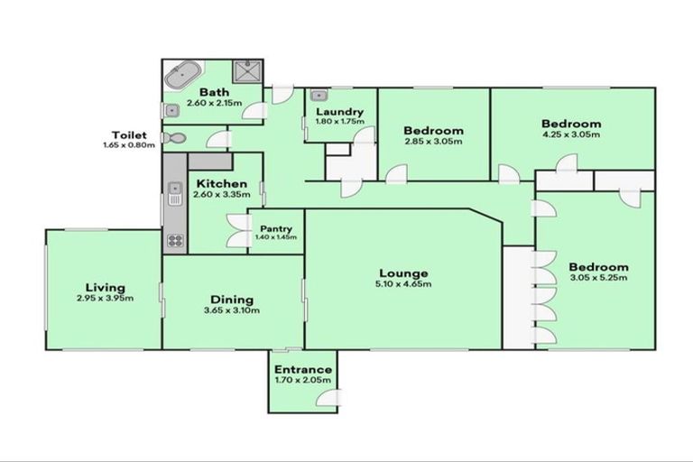 Photo of property in 1 Dalmeny Street, Tokoroa, 3420