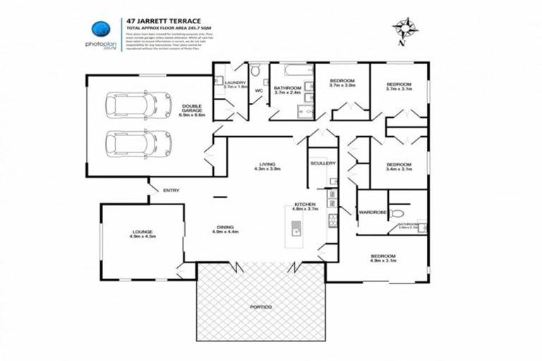 Photo of property in 47 Jarrett Terrace, Leamington, Cambridge, 3432