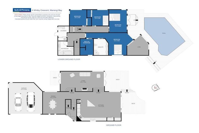 Photo of property in 4 Whitby Crescent, Mairangi Bay, Auckland, 0630